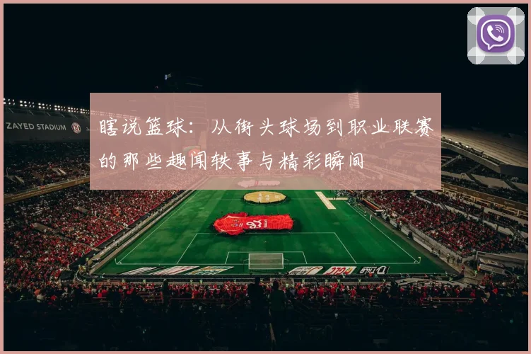 瞎说篮球：从街头球场到职业联赛的那些趣闻轶事与精彩瞬间
